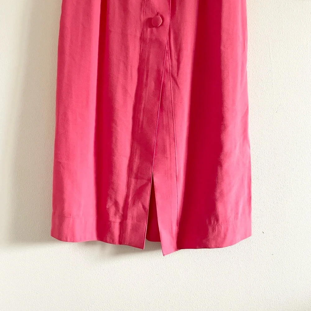 Sabina Musayev Isla Top Lucille Skirt Set Medium Midi Two Piece Hibiscus Pink - Picture 9 of 14